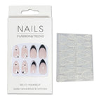 Nail Art Kit 24-Piece Set With Glue