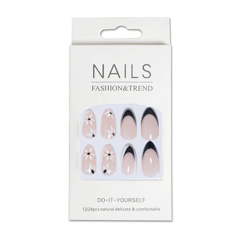 Nail Art Kit 24-Piece Set With Glue