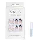 Nail Art Kit 24-Piece Set With Glue