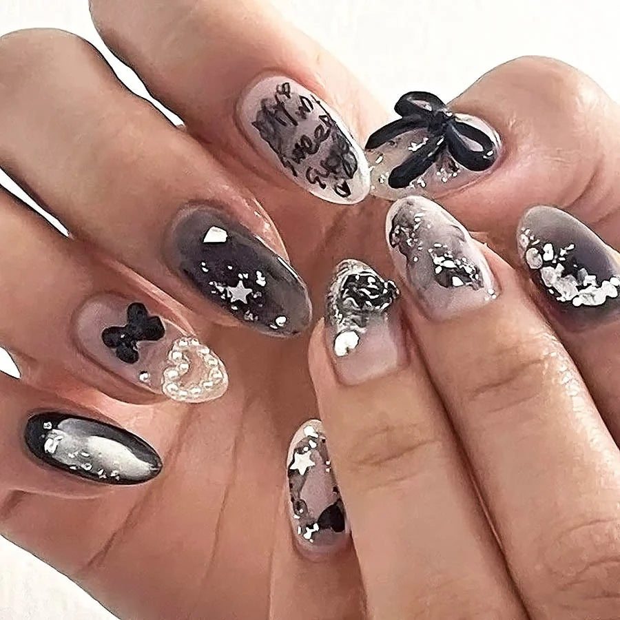 Nail Art Kit 3D Embellishments Set of 24