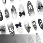 Nail Art Kit 3D Embellishments Set of 24