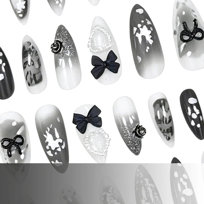 Nail Art Kit 3D Embellishments Set of 24