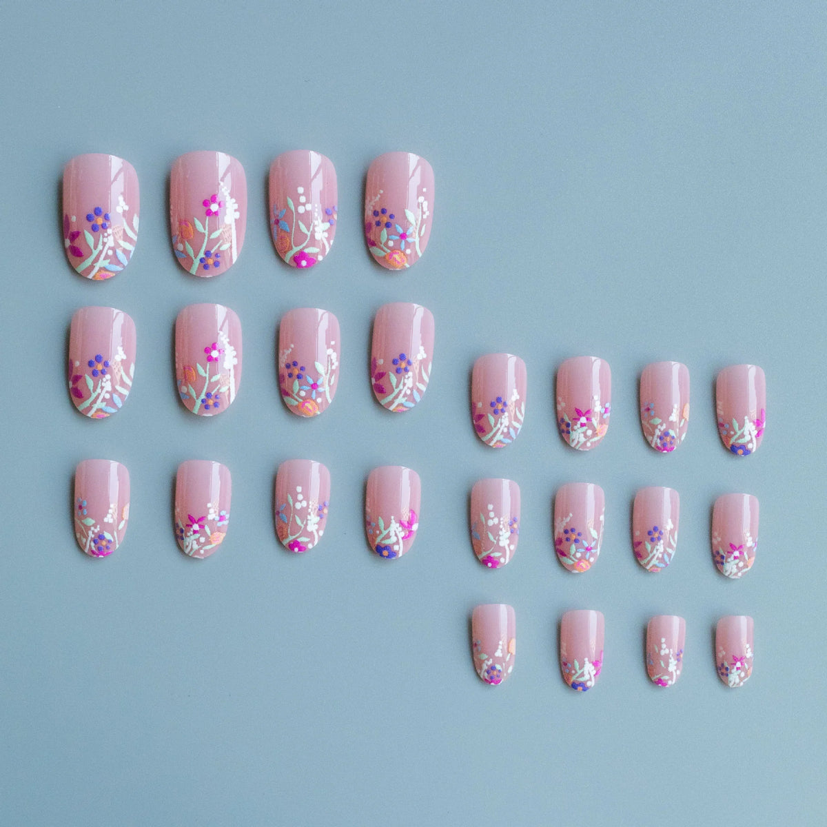 Nail Art Kit 3D Floral Acrylic Powders & Tools
