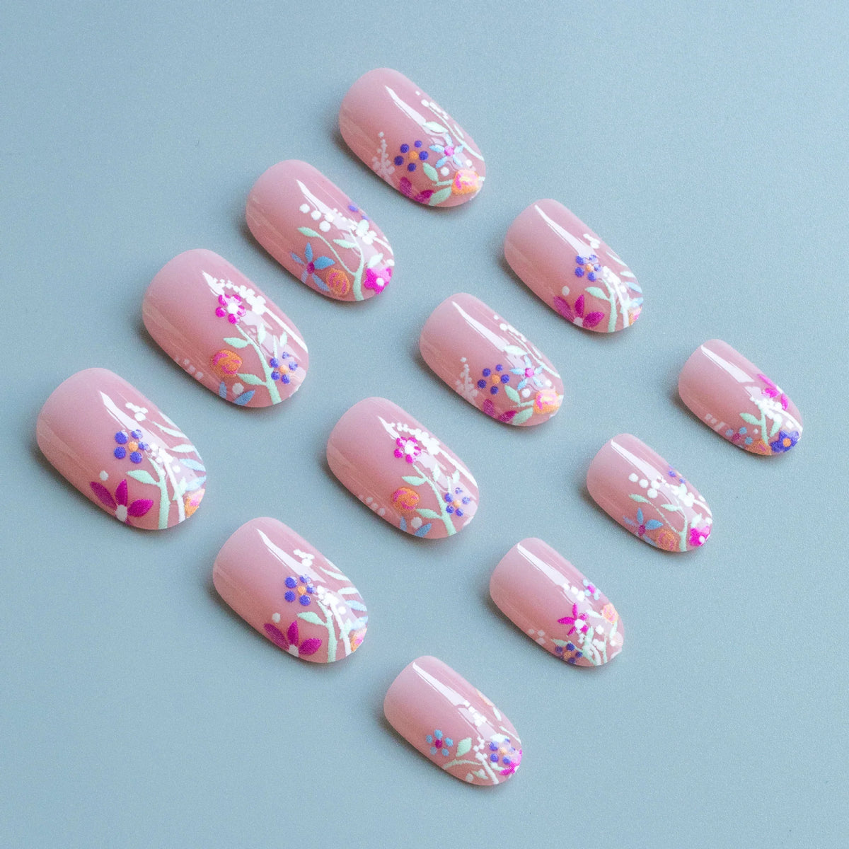 Nail Art Kit 3D Floral Acrylic Powders & Tools