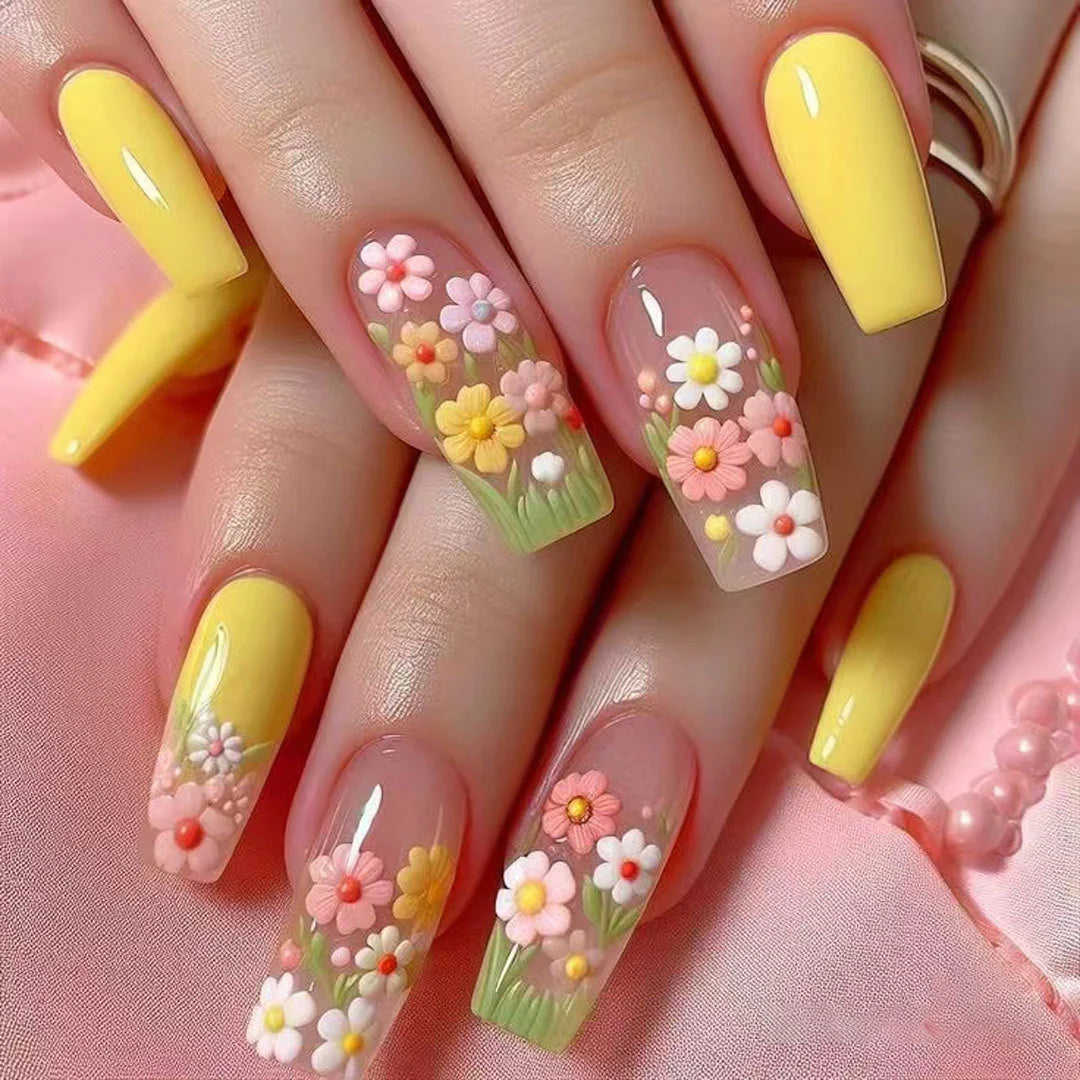 Nail Art Kit 3D Floral Gel & Acrylic Tools