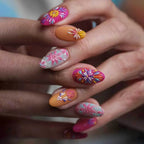 Nail Art Kit Acrylic Floral Designs Beginner-Friendly