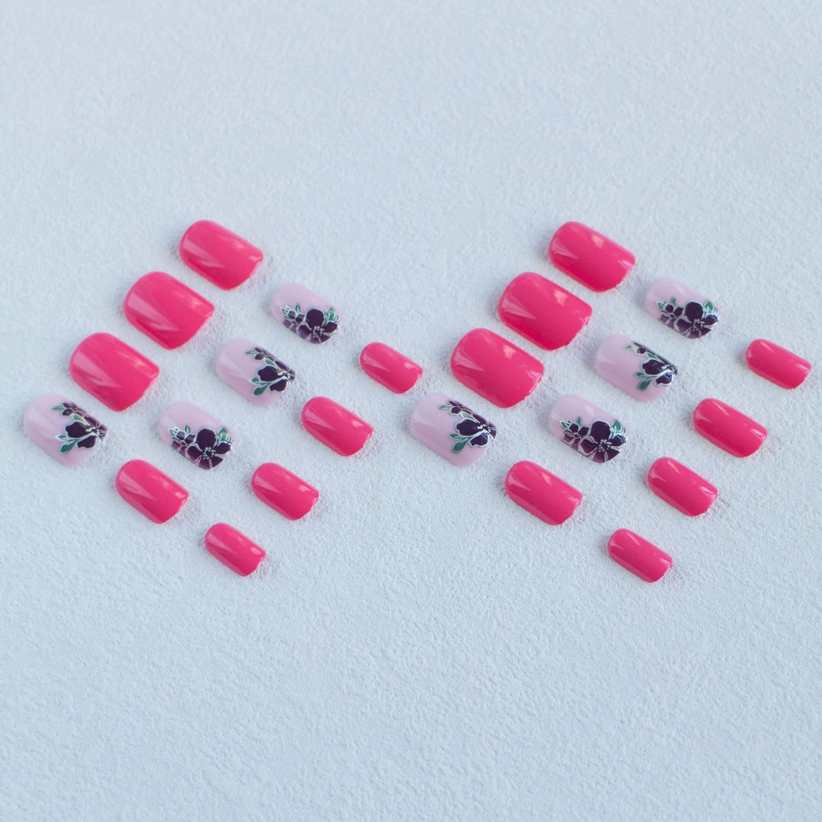 Nail Art Kit Acrylic Floral Designs Brushes & Decals