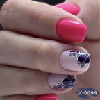 Nail Art Kit Acrylic Floral Designs Brushes & Decals