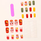 Nail Art Kit Autumn Leaves & Pumpkin Designs