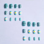 Nail Art Kit Blue & Yellow Gel
