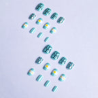 Nail Art Kit Blue & Yellow Gel