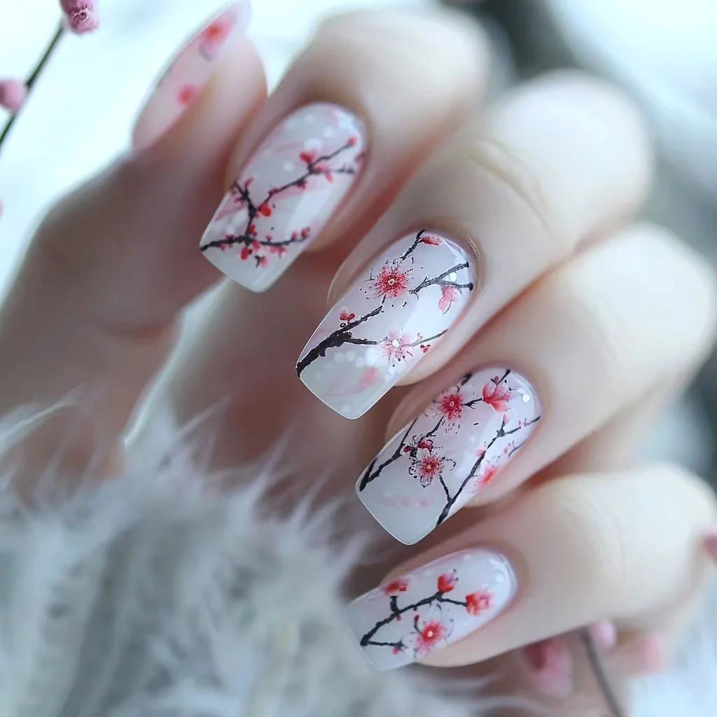 Nail Art Kit Cherry Blossom Designs & Tools
