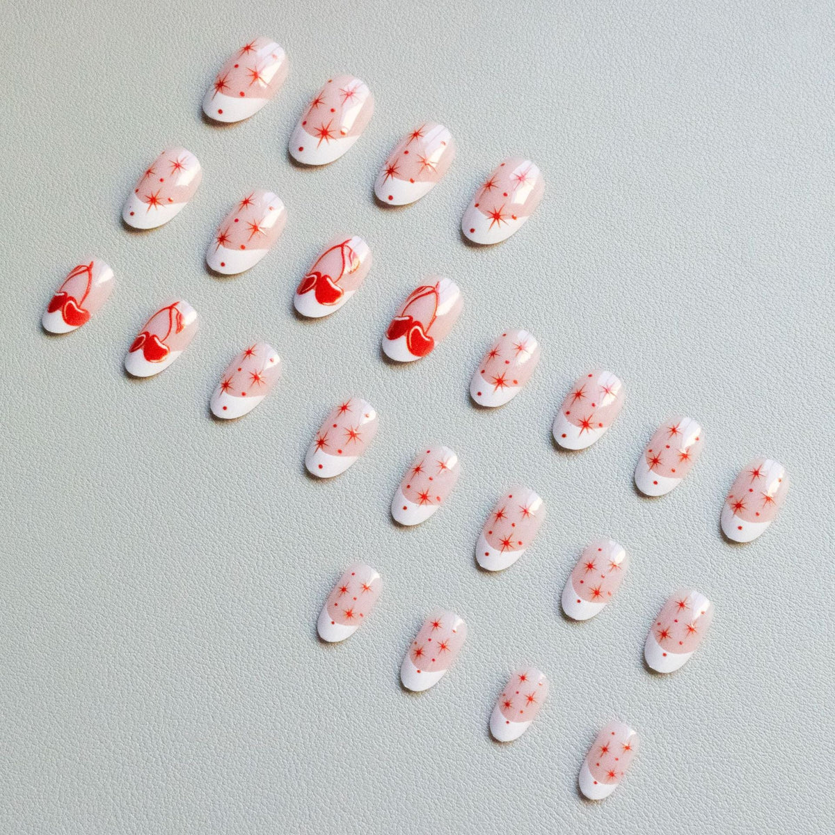 Nail Art Kit Cherry Blossom Polishes, Brushes & Stickers
