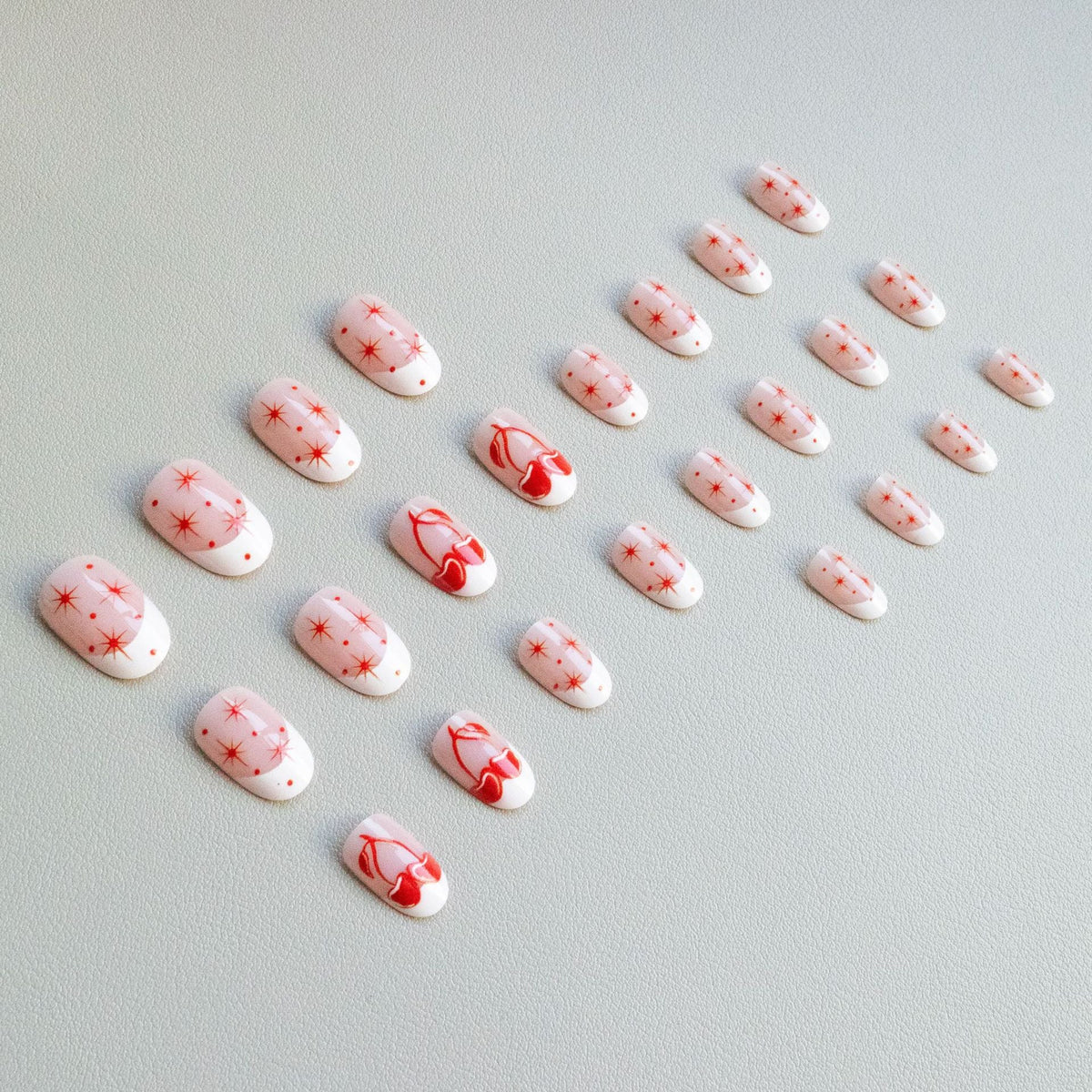 Nail Art Kit Cherry Blossom Polishes, Brushes & Stickers