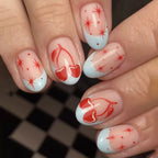 Nail Art Kit Cherry Blossom Polishes, Brushes & Stickers