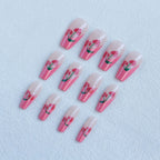 Nail Art Kit Cherry Blossom Polishes Stickers & Tools