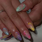 Nail Art Kit Delicate Floral Designs Long-Lasting