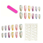 Nail Art Kit Delicate Floral Designs Long-Lasting