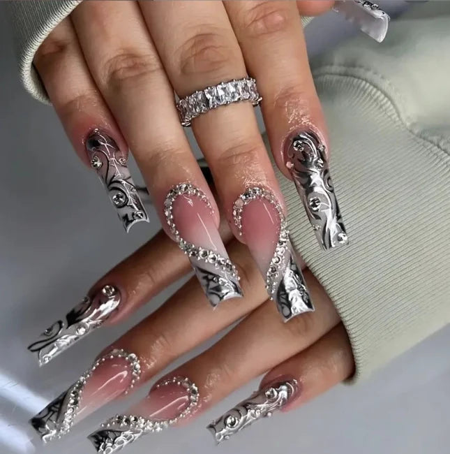 Nail Art Kit Festive Designs Gel Polish & Buffing Strips