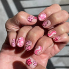 Nail Art Kit Floral & Abstract Non-Toxic Tools