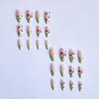 Nail Art Kit Floral Brushes & Stencils