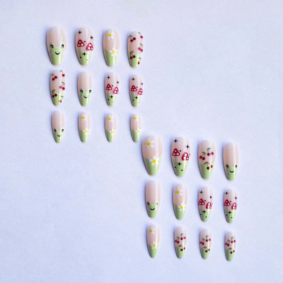 Nail Art Kit Floral Brushes & Stencils