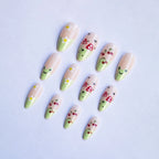 Nail Art Kit Floral Brushes & Stencils