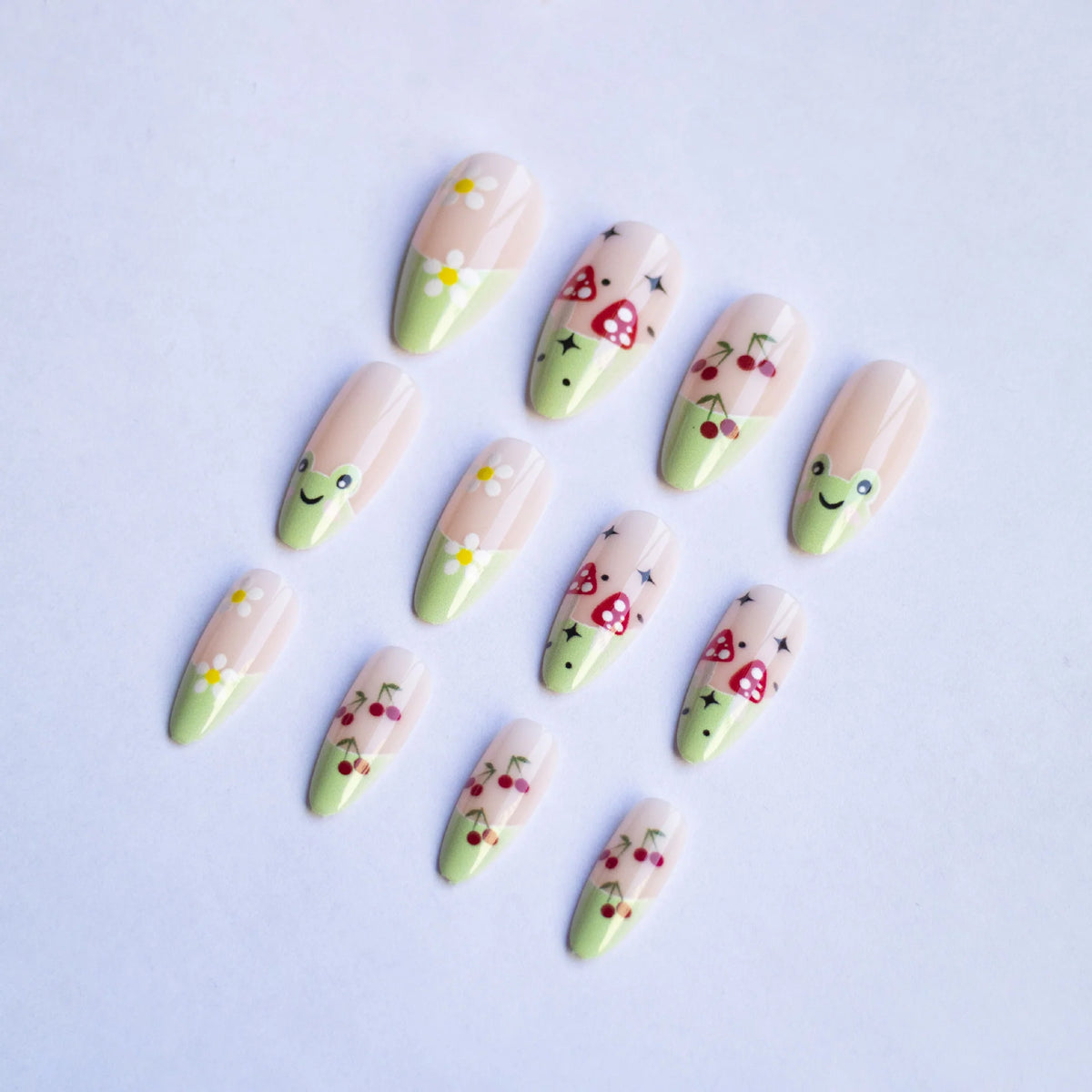 Nail Art Kit Floral Brushes & Stencils