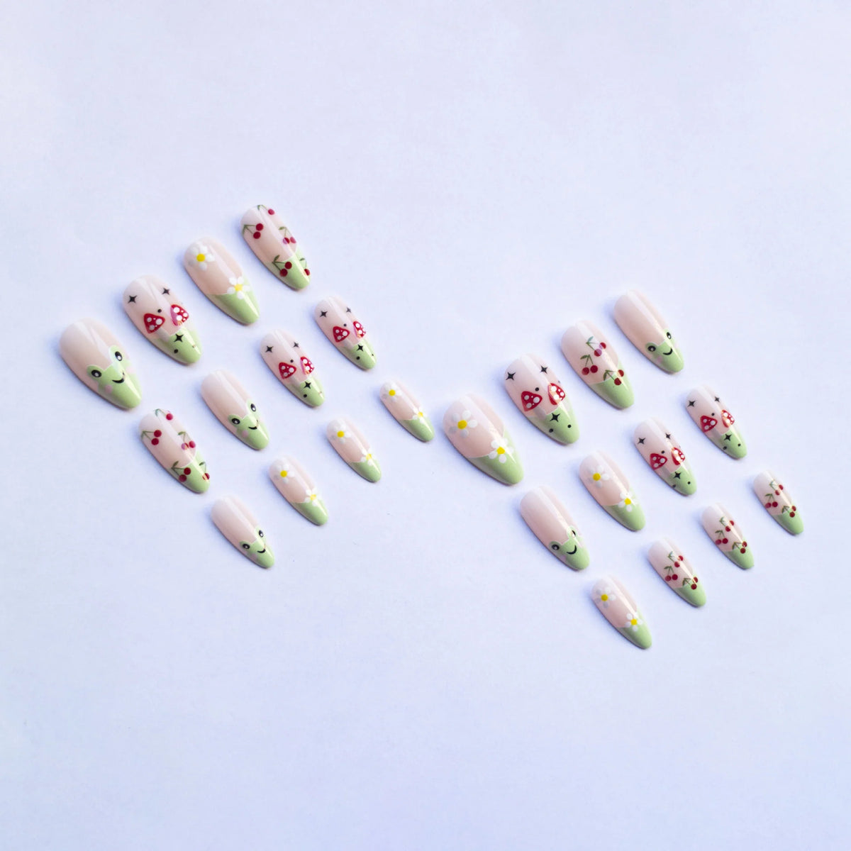 Nail Art Kit Floral Brushes & Stencils