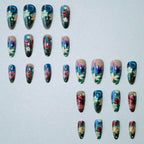 Nail Art Kit Floral Brushes & Stickers Easy Application