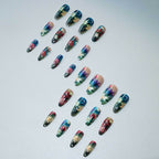 Nail Art Kit Floral Brushes & Stickers Easy Application