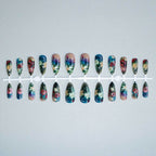 Nail Art Kit Floral Brushes & Stickers Easy Application