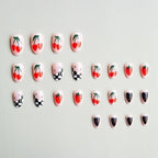 Nail Art Kit Floral & Checker Durable Finish