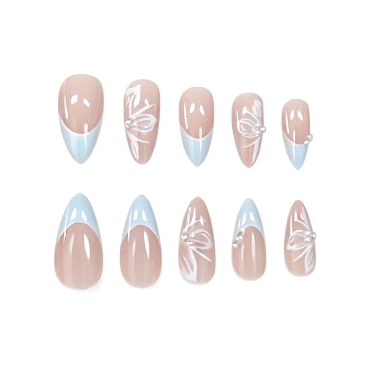 Nail Art Kit Floral Decals 24-Piece Salon-Quality Finish