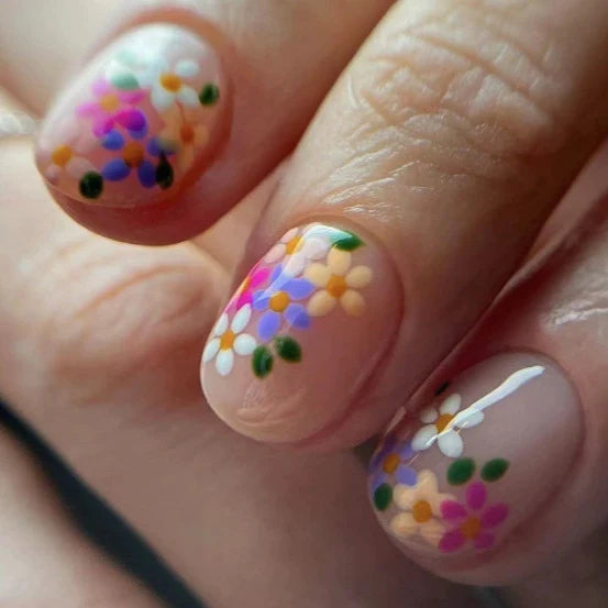 Nail Art Kit Floral Designs DIY Non-Toxic
