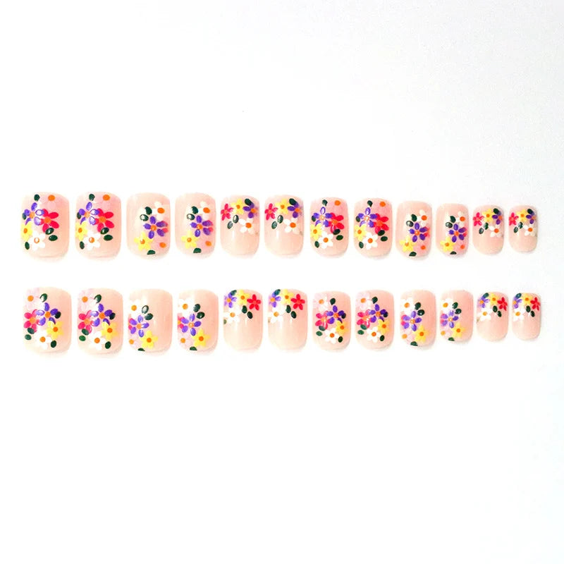 Nail Art Kit Floral Designs DIY Non-Toxic