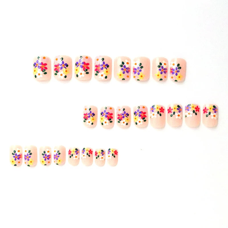 Nail Art Kit Floral Designs DIY Non-Toxic
