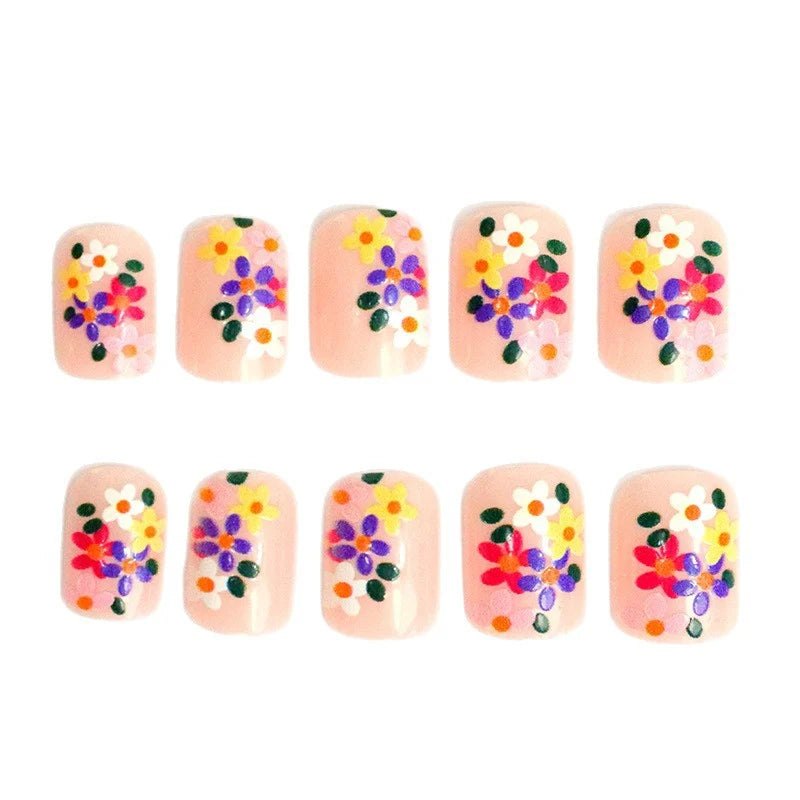 Nail Art Kit Floral Designs DIY Non-Toxic
