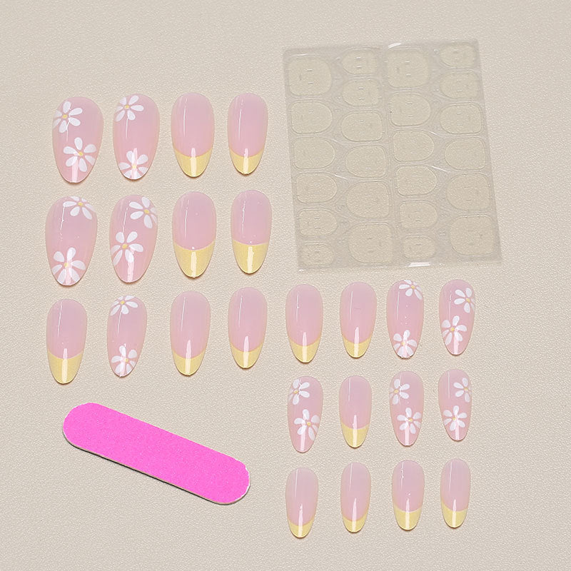 Nail Art Kit Floral Designs Long-Lasting Glossy Finish