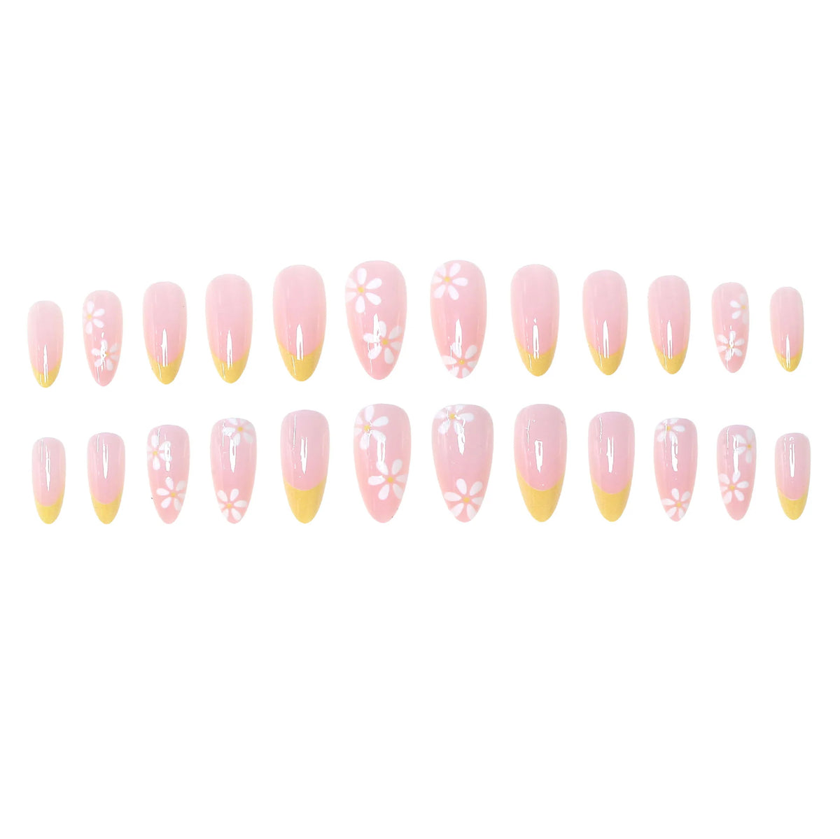 Nail Art Kit Floral Designs Long-Lasting Glossy Finish