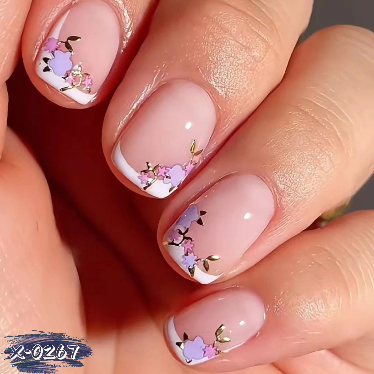 Nail Art Kit Floral Designs Non-Toxic & Long-Lasting