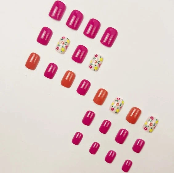 Nail Art Kit Floral Designs Tools Included