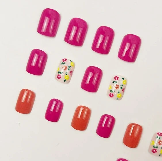 Nail Art Kit Floral Designs Tools Included