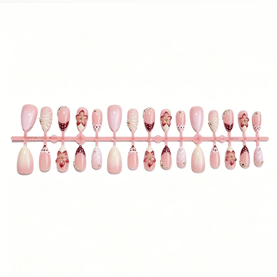 Nail Art Kit Floral Designs Tools & Instructions