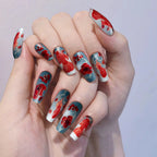 Nail Art Kit Floral & Fish Stickers & Tools