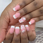 Nail Art Kit Floral & French Tip Long-Lasting