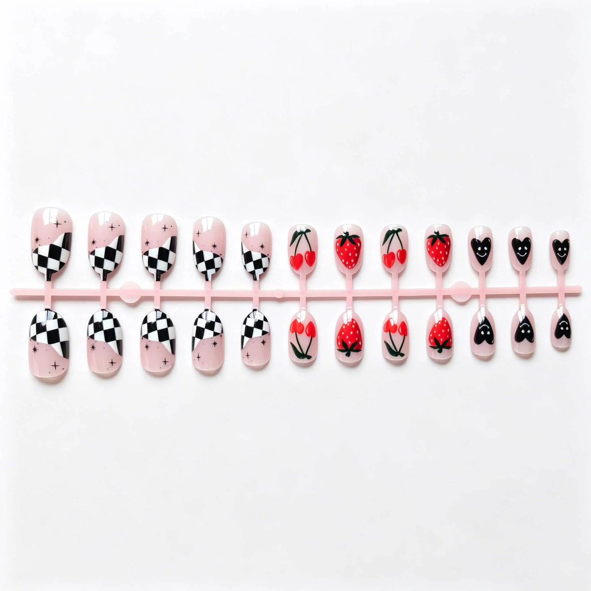 Nail Art Kit Floral & Fruit Designs Easy Application