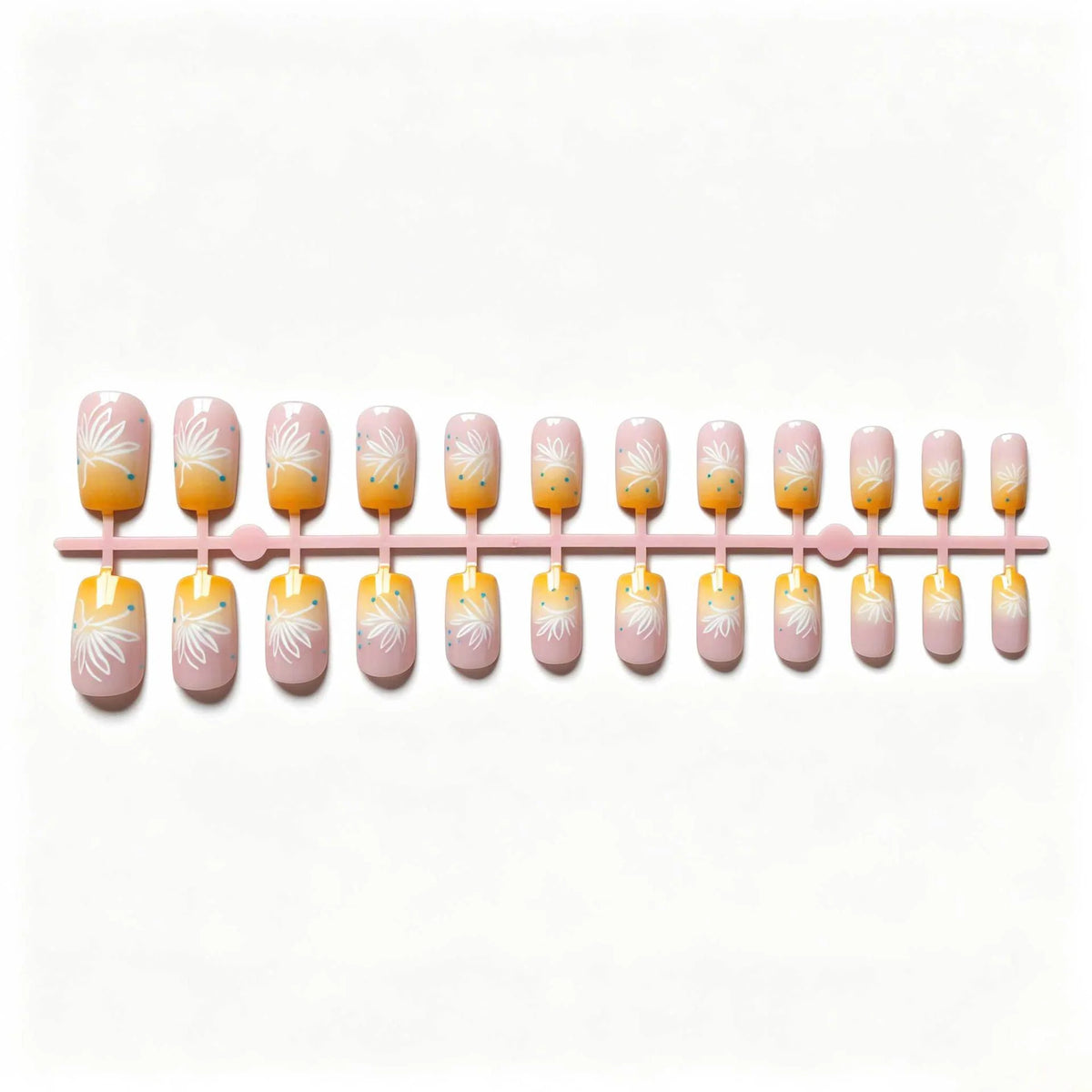 Nail Art Kit Floral Gel Polishes & Brushes
