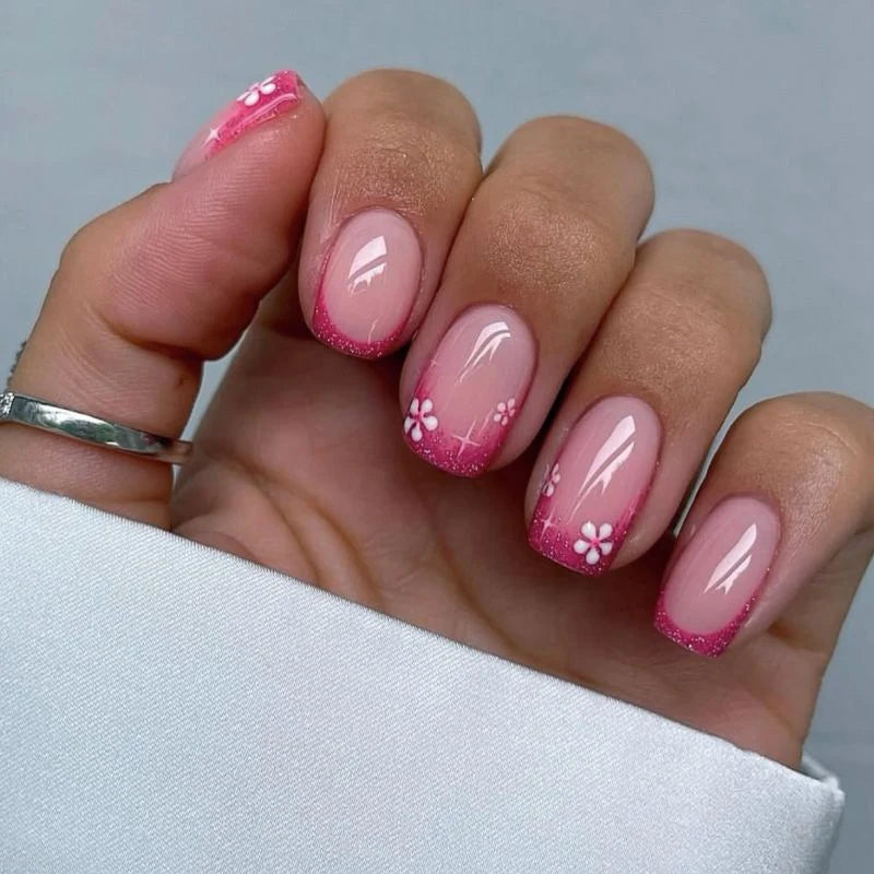Nail Art Kit Floral Gradient Gel Finish