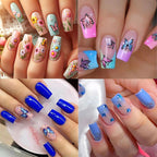 Nail Art Kit Floral Gradient Gel Polish & Strips